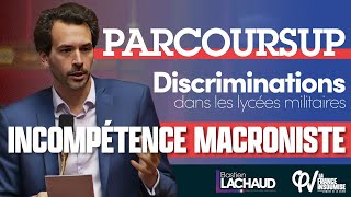 Parcoursup amp discrimination  lincompétence macroniste [upl. by Pickford]