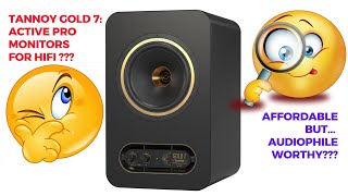 Tannoy Gold 7 Powered Speakers  Affordable but audiophile worthy [upl. by Nassah783]