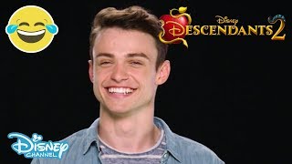 Descendants 2  Thomas Doherty This or That ✨  Disney Channel UK [upl. by Yknip]