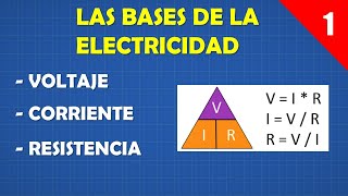 Voltaje Corriente y Resistencia Curso de ELECTRICIDAD y ELECTRÓNICA 01⚡️ [upl. by Enovi829]