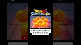 SUMMONING SHENRON IN SPARKING ZERO SUB FOR MORE hype sparkingzero trending dragonball subscribe [upl. by Foley337]