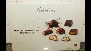 Jakobsen Dessert Chocolate Box 10 Flavors Review [upl. by Kissiah]