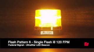 Federal Signal UltraStar® LED Beacon Flash Patterns [upl. by Larrisa]