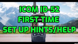 ICOM ID52 Hints and tips [upl. by Yeltnerb]