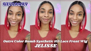 Glamourtress  Outre Color Bomb Synthetic HD Lace Front Wig  JELISSE [upl. by Olympe575]