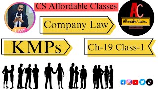 Company Law II Key Managerial Personnel II Chapter19 Class1 II CS Executive [upl. by Esilahc]