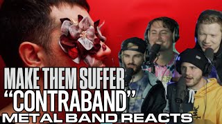 METAL BAND REACTS to Make Them Suffer  Contraband feat Courtney LaPlante [upl. by Gensmer]