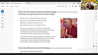 Lamrim Topics with Geshe Gelek Shantideva Wisdom 240626 [upl. by Chiaki844]