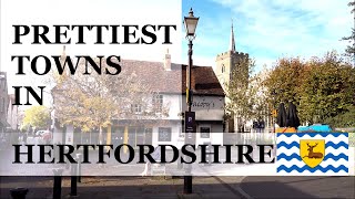 Top 10 PRETTIEST Towns in HERTFORDSHIRE [upl. by Rabbi198]