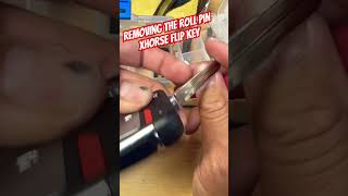 xhorse flipkey removing rollpin reuse keyblade autopurlieu autopurlieu howto disassembly [upl. by Esinyt]