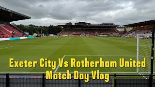 Exeter City 10 Rotherham United Vlog  202425 [upl. by Asta]