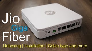 Jio fiber unboxing installation Fiber cable Price Plans Performance speed and offers [upl. by Ruthie61]