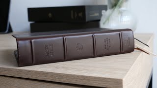 All New Crossway Heirloom Heritage Wellington Leather Review Best ESV on Market [upl. by Alym566]