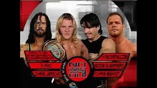 Chris Jericho vs Chris Benoit vs Eddie Guerrero vs XPac  No Way Out 2001  Highlights [upl. by Nalyac207]