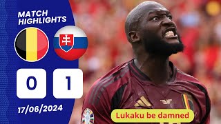 🔴Belgium vs Slovakia 01 Highlights Belgium 2 Offside GOALS  EURO 2024 [upl. by Letnohc]