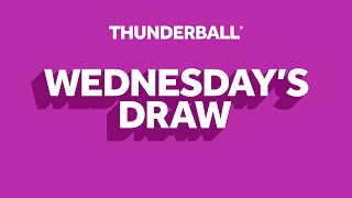 The National Lottery Thunderball draw results from Wednesday 11 September 2024 [upl. by Anatlus806]