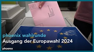 phoenix wahlrunde zum Ausgang der Europawahl 2024 [upl. by Atiuqehs]