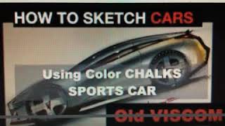 How to RENDER a Car using Pastels by Luciano Bove [upl. by Nylecsoj]