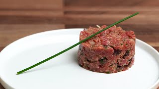 Beef Tartare with Black Olives [upl. by Huntlee805]