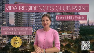 VIDA Residences Club Point  Branded apartments in Dubai Hills with golf course views by Emaar [upl. by Kakalina]