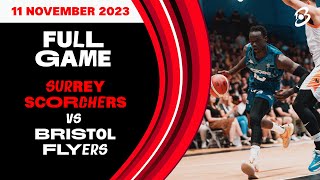 Surrey Scorchers vs Bristol Flyers British Basketball League Championship  LIVE [upl. by Kcirdnekal]