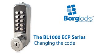 How to code change an ECP lock  BL1000 series [upl. by Allwein]