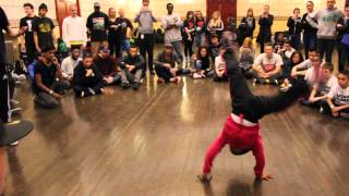 B boy Stylz vs B girl Terra Semi Final B T S U 16 [upl. by Carolynn]