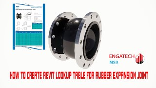 FAMILY REVIT MEP 9 HOW TO CREATE REVIT LOOKUP TABLE FOR RUBBER EXPANSION JOINT [upl. by Ham]