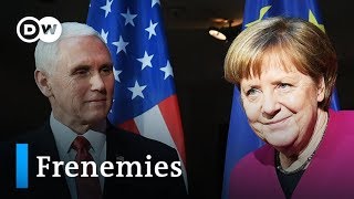 MSC 2019 analysis Merkel Pence clash over Iran sanctions  DW News [upl. by Naesyar]