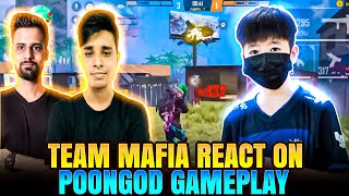 Team Mafia React On Poongod Gameplay😲😲 Garena Free Fire [upl. by Elletsyrc]