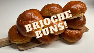 BRIOCHE BURGERBOLLER  Den BEDSTE opskrift nogensinde [upl. by Anita]