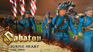 SABATON  Purple Heart Official Lyric Video [upl. by Pedaias]