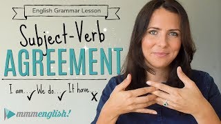 Subject Verb Agreement  English Lesson  Common Grammar Mistakes [upl. by Retsevel]