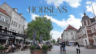 Horsens Denmark  Exploring the citys walking street gågade walkingtour 4k horsenskommune [upl. by Seagraves335]