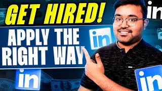 LinkedIn job search hacks and tips  how to apply jobs in 2024  internships  shashwat tiwari [upl. by Rollo]