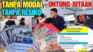 Bisnis tanpa Modal dapat untung Jutaan dari Cetak Kalender [upl. by Krasnoff132]