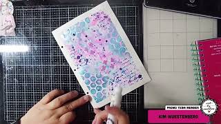 Artjournalpage with new ARTBYMARLENE Signature Collection and watercolors [upl. by Naivad]