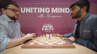 Maxime VachierLagrave vs Gukesh  SuperUnited Blitz Croatia 2024  R17 [upl. by Anatniuq]