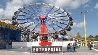 Enterprise Thrill Ride at Fun Spot America Orlando POV [upl. by Issirk]