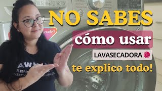 Cómo utilizar la lavadora secadora LG  Paso a paso explicado 🤔 lavadoralg [upl. by Meng698]