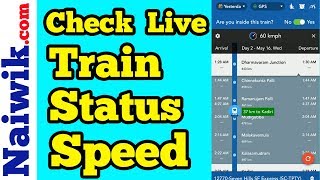 Check Live Train speed  Indian Railways [upl. by Laurene261]