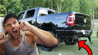 57 Hemi RAM Truck Mufler Delete Before and After [upl. by Lette444]