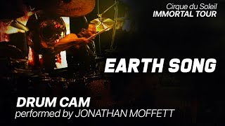 Jonathan Moffett quotEarth Songquot Drum Cam Michael Jackson Immortal Tour [upl. by Hola]