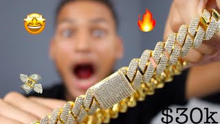 Unboxing NEW Iced Out Cuban Link And Review  AstroiceJewelry [upl. by Zetniuq]