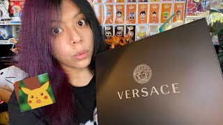 Versace La Greca Signature Messenger Bag Unboxing [upl. by Akirrehs]