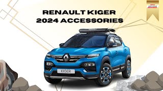 Renault KIGER 2024 Accessories  Full list with price renaultkiger RenaultIndiaVideos [upl. by Naig]