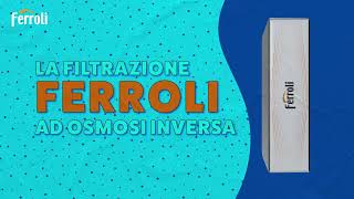 Osmosense Ferroli  Affinatore acqua potabile ad osmosi inversa [upl. by Yadnus]