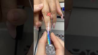 Adapt to The Nail👍 nails nailtips nailtip nailtutorial nailextension nailextensions manicure [upl. by Roid]