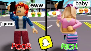 Brookhaven But I TEST ODERS on SNAPCHATRICH vs POOR [upl. by Aciraj]