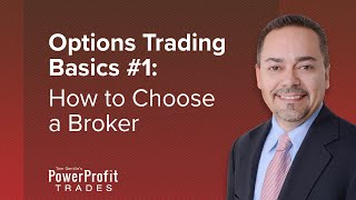 Options Trading Basics 1 How To Choose a Stock Broker with Tom Gentile [upl. by Neram]